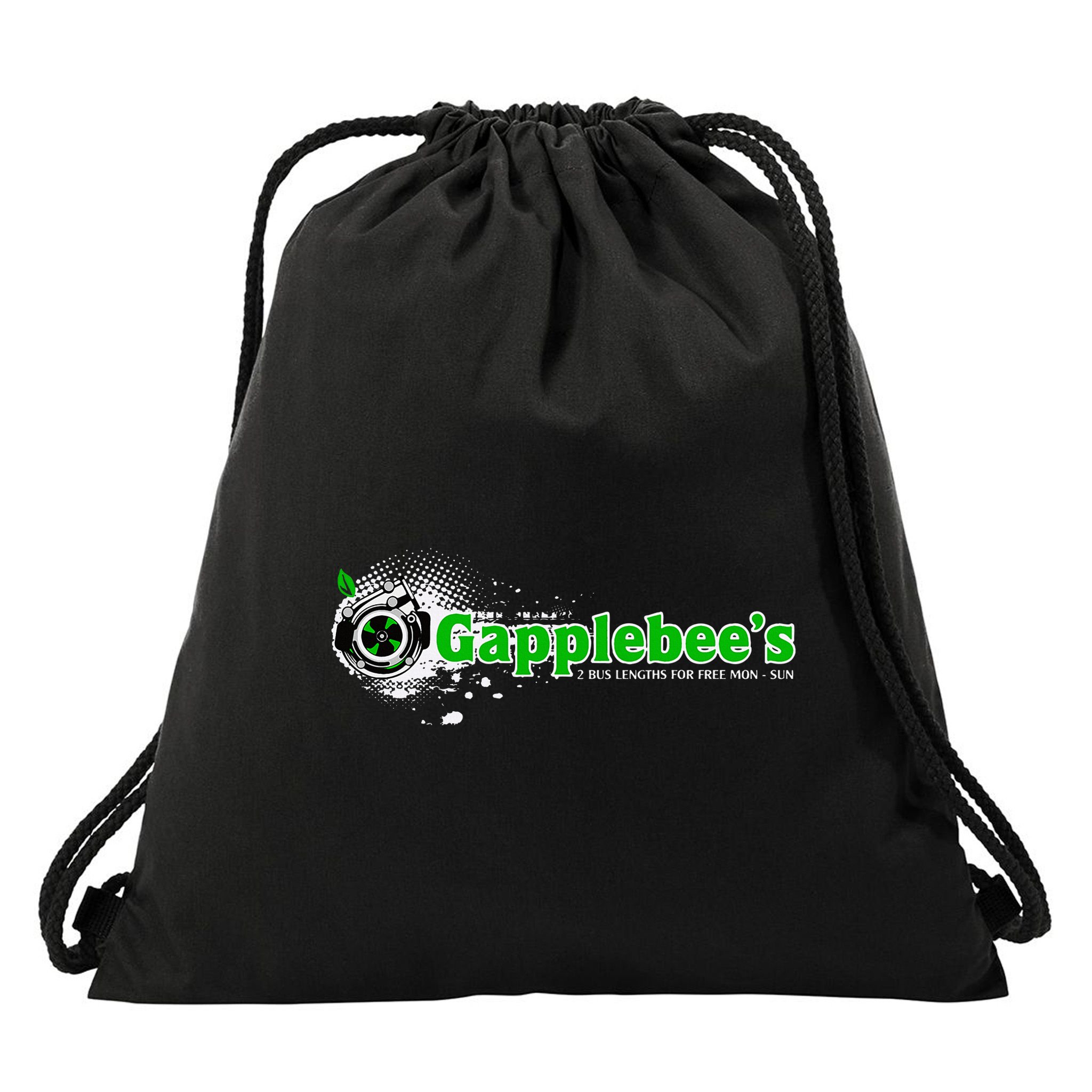 GapplebeeS Drag Racing Car Guy Drawstring Bag