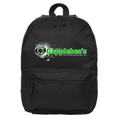 GapplebeeS Drag Racing Car Guy 16 in Basic Backpack