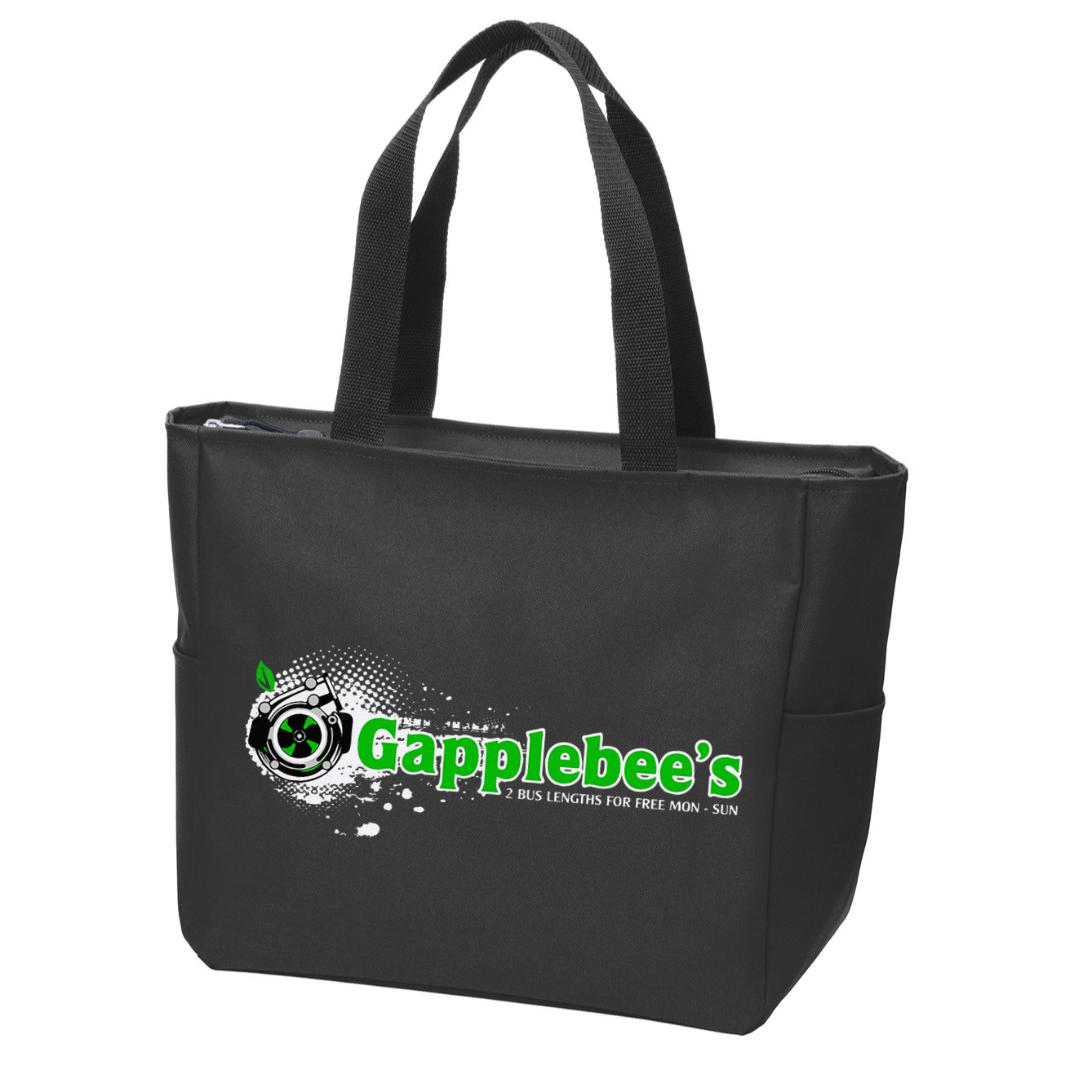 GapplebeeS Drag Racing Car Guy Zip Tote Bag