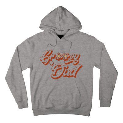 Groovy Dad Retro 70’s Birthday Flower Mom & Dad Matching Tall Hoodie