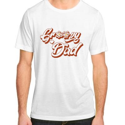 Groovy Dad Retro 70’s Birthday Flower Mom & Dad Matching Adult ChromaSoft Performance T-Shirt