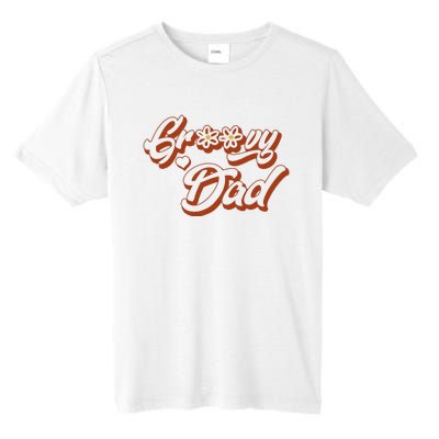 Groovy Dad Retro 70’s Birthday Flower Mom & Dad Matching Tall Fusion ChromaSoft Performance T-Shirt