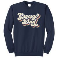 Groovy Dad Retro 70s Aesthetic Style Sweatshirt