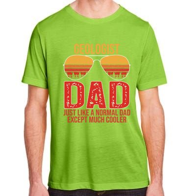 Geologist Dad Retro Sunglasses For Father's Day Gift Adult ChromaSoft Performance T-Shirt