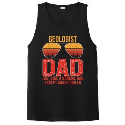 Geologist Dad Retro Sunglasses For Father's Day Gift PosiCharge Competitor Tank