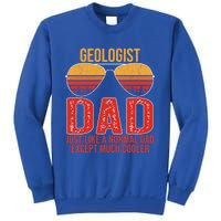 Geologist Dad Retro Sunglasses For Father's Day Gift Sweatshirt