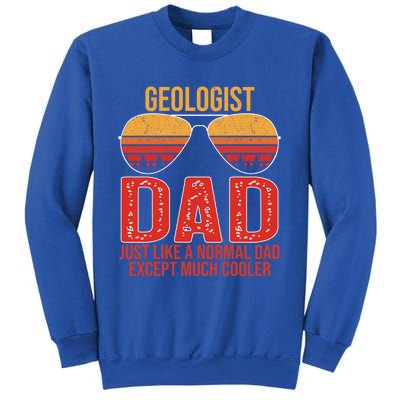 Geologist Dad Retro Sunglasses For Father's Day Gift Sweatshirt