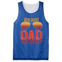 Geologist Dad Retro Sunglasses For Father's Day Gift Mesh Reversible Basketball Jersey Tank