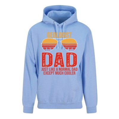 Geologist Dad Retro Sunglasses For Father's Day Gift Unisex Surf Hoodie