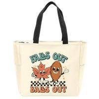 Game Day Retro Football Falls Out Balls Out Zip Tote Bag