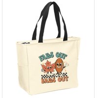 Game Day Retro Football Falls Out Balls Out Zip Tote Bag