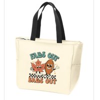 Game Day Retro Football Falls Out Balls Out Zip Tote Bag