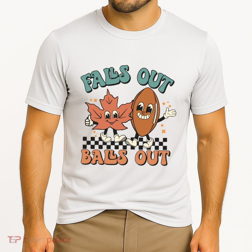 Game Day Retro Football Falls Out Balls Out Performance Shirt