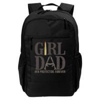 Girl Dad Retro Vintage Gift Dad Father Birthday Daily Commute Backpack