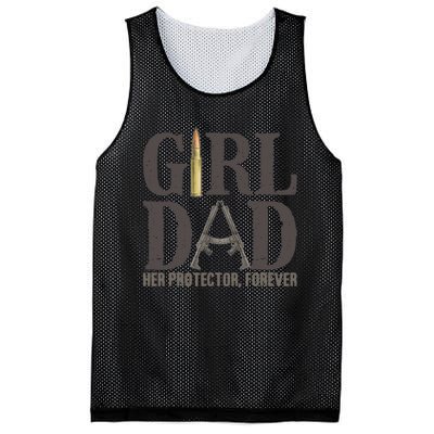 Girl Dad Retro Vintage Gift Dad Father Birthday Mesh Reversible Basketball Jersey Tank