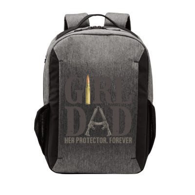 Girl Dad Retro Vintage Gift Dad Father Birthday Vector Backpack