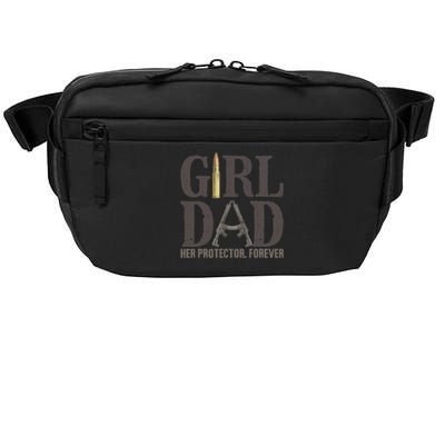 Girl Dad Retro Vintage Gift Dad Father Birthday Crossbody Pack