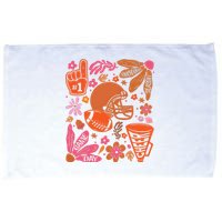 Game Day Retro Football Touchdown Season Microfiber Hand Towel