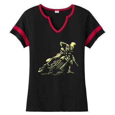 Ghost Drift Rider Ladies Halftime Notch Neck Tee