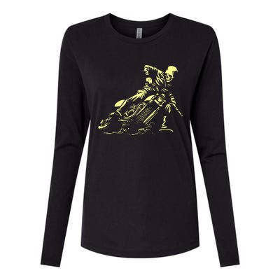 Ghost Drift Rider Womens Cotton Relaxed Long Sleeve T-Shirt