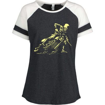 Ghost Drift Rider Enza Ladies Jersey Colorblock Tee