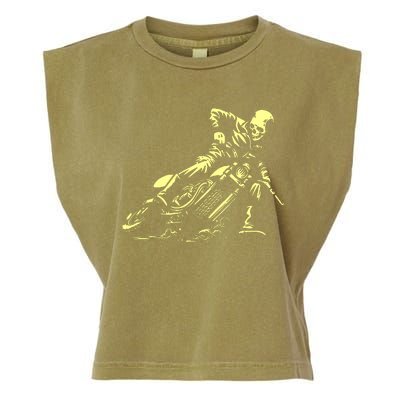 Ghost Drift Rider Garment-Dyed Women's Muscle Tee