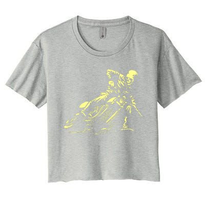 Ghost Drift Rider Women's Crop Top Tee