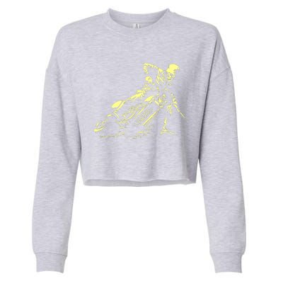 Ghost Drift Rider Cropped Pullover Crew