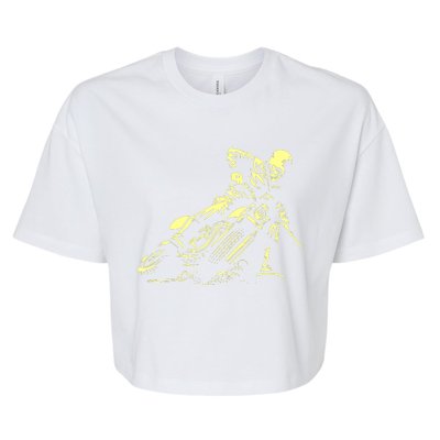 Ghost Drift Rider Bella+Canvas Jersey Crop Tee