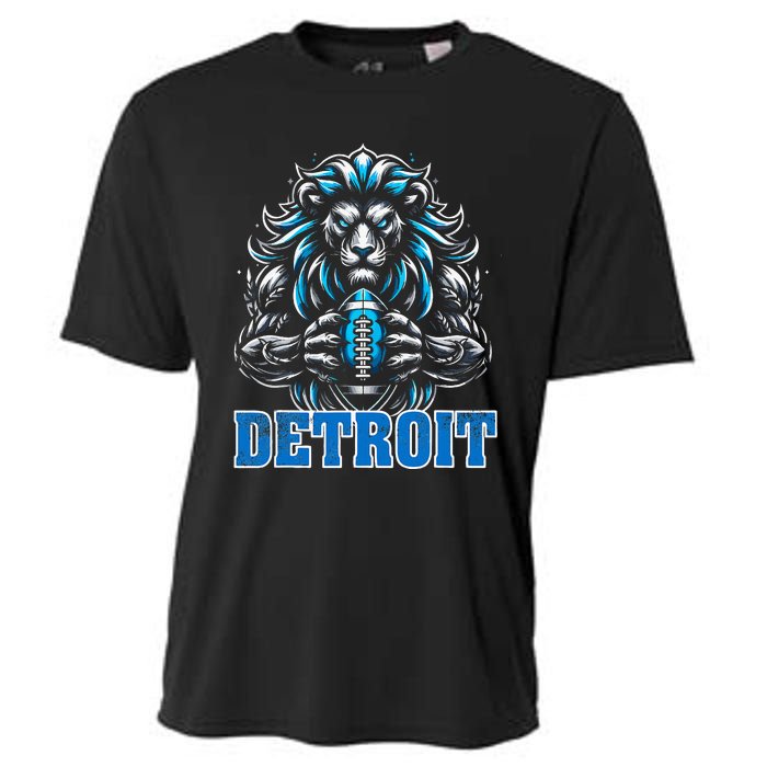 Graphic Detroit Retro Styles 90s Detroit Name Personalized Cooling Performance Crew T-Shirt