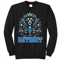 Graphic Detroit Retro Styles 90s Detroit Name Personalized Sweatshirt