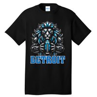 Graphic Detroit Retro Styles 90s Detroit Name Personalized Tall T-Shirt