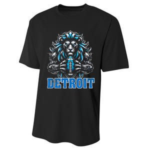 Graphic Detroit Retro Styles 90s Detroit Name Personalized Performance Sprint T-Shirt