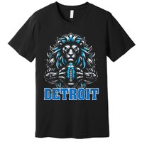 Graphic Detroit Retro Styles 90s Detroit Name Personalized Premium T-Shirt