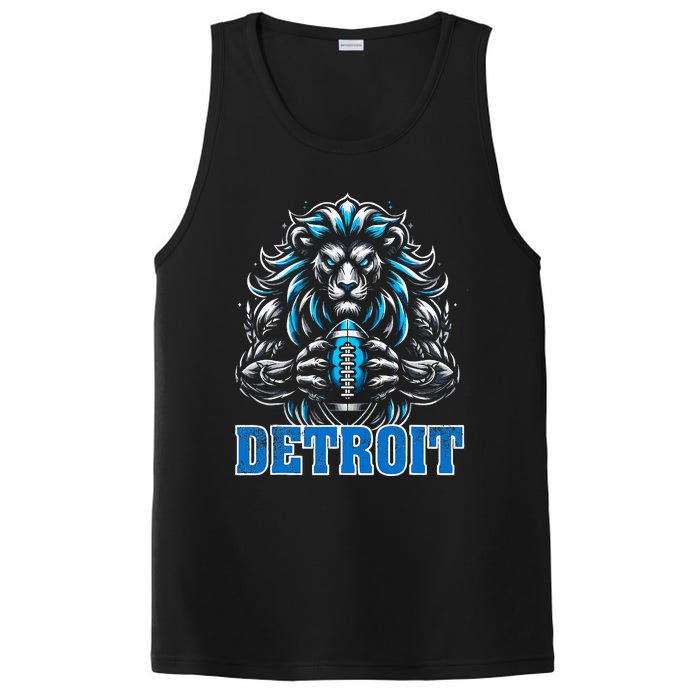 Graphic Detroit Retro Styles 90s Detroit Name Personalized PosiCharge Competitor Tank