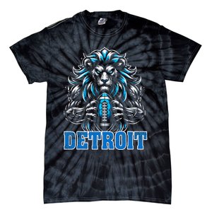 Graphic Detroit Retro Styles 90s Detroit Name Personalized Tie-Dye T-Shirt