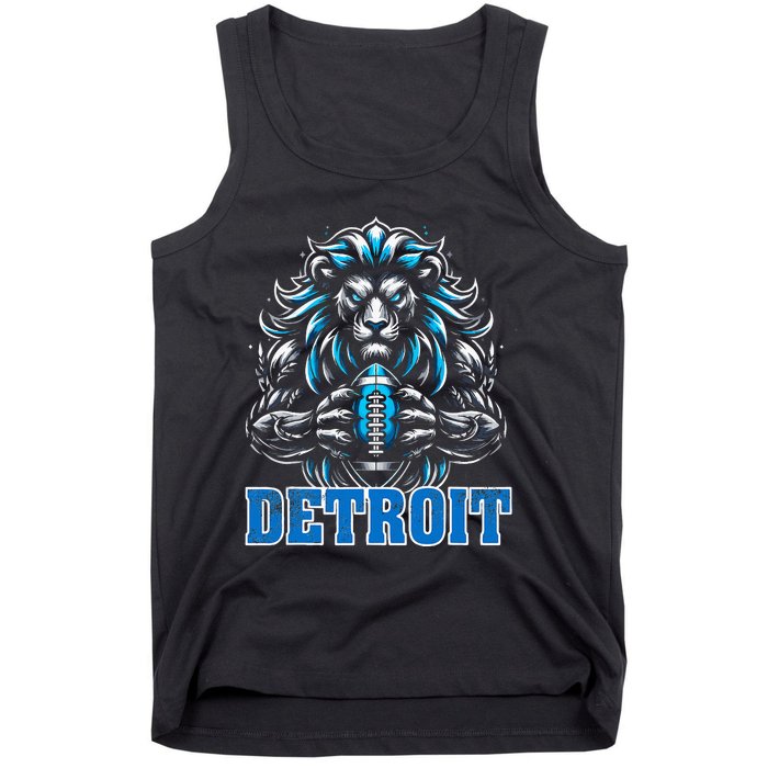 Graphic Detroit Retro Styles 90s Detroit Name Personalized Tank Top