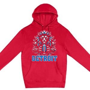 Graphic Detroit Retro Styles 90s Detroit Name Personalized Premium Pullover Hoodie