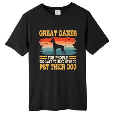 Great Dane Retro Vintage German Mastiff Gentle Dog Lover Tall Fusion ChromaSoft Performance T-Shirt