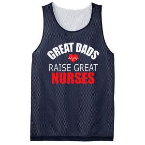 Great Dads Raise Nurses Nurses Month Father's Day Mesh Reversible Basketball Jersey Tank