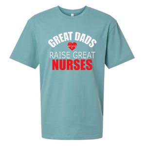 Great Dads Raise Nurses Nurses Month Father's Day Sueded Cloud Jersey T-Shirt