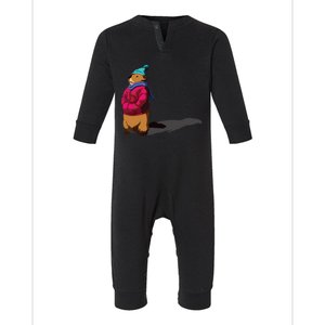 Groundhog Day Shadow Gift Ground Hog Infant Fleece One Piece