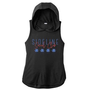 Game Day Sideline Social Club Tumbler Funny Mom Team Game Day Ladies PosiCharge Tri-Blend Wicking Draft Hoodie Tank