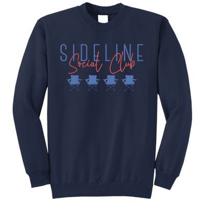 Game Day Sideline Social Club Tumbler Funny Mom Team Game Day Tall Sweatshirt