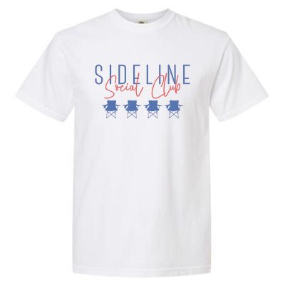 Game Day Sideline Social Club Tumbler Funny Mom Team Game Day Garment-Dyed Heavyweight T-Shirt