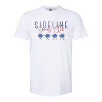 Game Day Sideline Social Club Tumbler Funny Mom Team Game Day Softstyle CVC T-Shirt