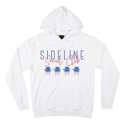 Game Day Sideline Social Club Tumbler Funny Mom Team Game Day Hoodie