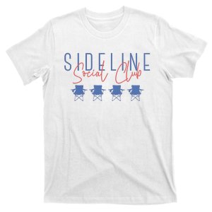 Game Day Sideline Social Club Tumbler Funny Mom Team Game Day T-Shirt