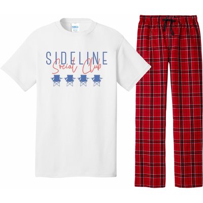 Game Day Sideline Social Club Tumbler Funny Mom Team Game Day Pajama Set