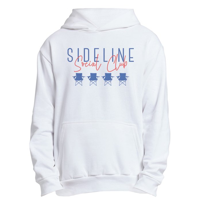 Game Day Sideline Social Club Tumbler Funny Mom Team Game Day Urban Pullover Hoodie